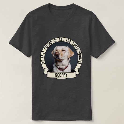 Mijn hond foto t-shirt (Design voorkant)