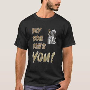 Mijn hond geeft je een deoggy Canine Family Pet Pu T-shirt