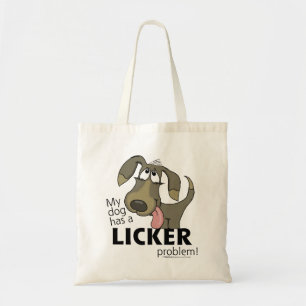 Mijn hond heeft een likkebaardprobleem! tote bag