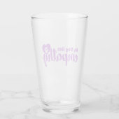 Mijn hond heeft empathie glas (Achterkant)