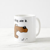 "Mijn hond heeft het opgegeten" mok (Voorkant rechts)