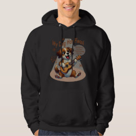 Mijn hond heeft vlooien ukelele tuning song hoodie