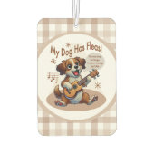 Mijn hond heeft vlooien ukelele tuning song luchtverfrisser (Achterkant)