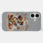 Mijn Hond Heeft Vlooien Ukulele Stem Song Case-Mate iPhone Case (Achterkant (horizontaal))