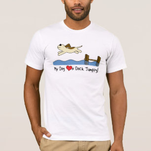 Mijn hond houdt van de marmeling van de thee t-shirt