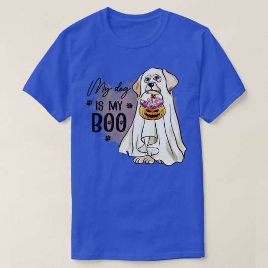 Mijn hond is Boo Funny Dog eigenaar Boo Ghost Love T-shirt (Design voorkant)