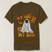 Mijn hond is Boo Funny Dog eigenaar Boo Ghost Love T-shirt (Design voorkant)