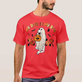 Mijn hond is Boo Funny Dog eigenaar Boo Ghost Love T-shirt
