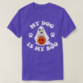 Mijn hond is Boo Funny Dog eigenaar Boo Ghost Love T-shirt (Design voorkant)