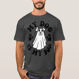 Mijn hond is Boo Funny Dog eigenaar Boo Ghost Love T-shirt