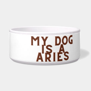 Mijn hond is een Aries Voerbakje