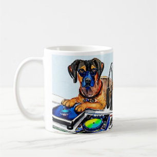 Mijn hond is een DJ Originele Kleur van het Water Koffiemok