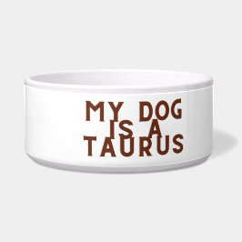 Mijn hond is een Taurus Voerbakje