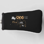 mijn hond is geen vos maar een shiba inu golfheadcover (Voorkant)