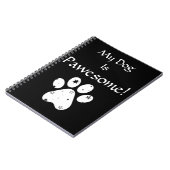 Mijn hond is geweldig! notitieboek (Linkerzijde)