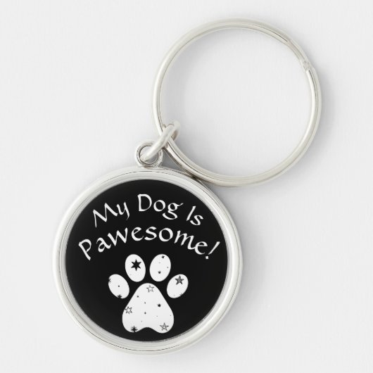 Mijn hond is geweldig! sleutelhanger (Voorkant)