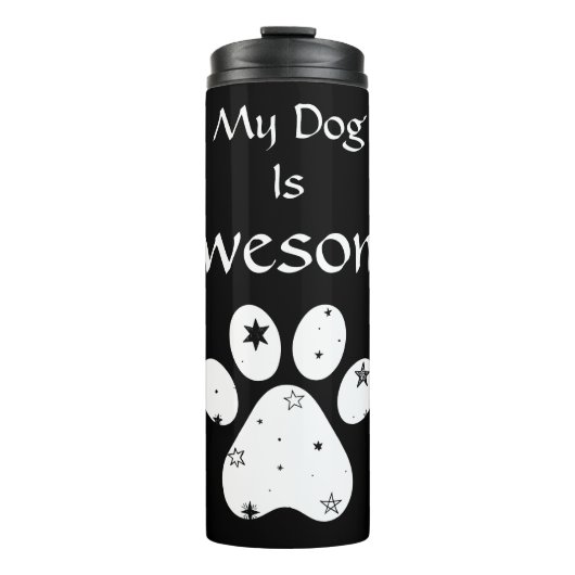 Mijn hond is geweldig! thermosbeker (Voorkant)