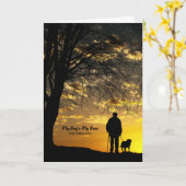 Mijn hond is mijn baas gedicht. kaart (Gele Bloem)