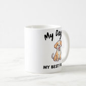 Mijn hond is mijn beste vriend – hartverwarmend Ho Koffiemok (Voorkant rechts)