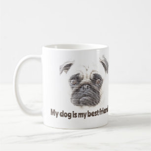 Mijn hond is mijn beste vriend. koffiemok