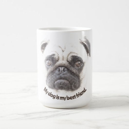 Mijn hond is mijn beste vriend. koffiemok (Center)