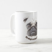 Mijn hond is mijn beste vriend. koffiemok (Voorkant links)