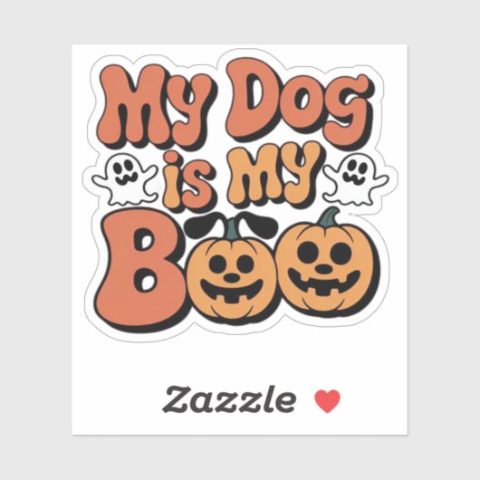 Mijn hond is mijn boek, leraar, grappige hondenlie sticker (Vel)