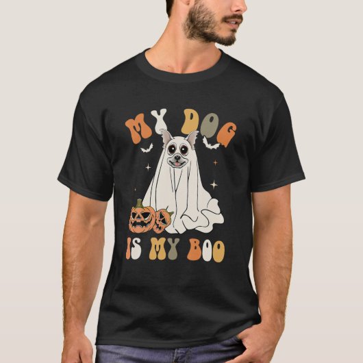 Mijn hond is mijn chihuahua pompoen geest hallowee t-shirt (Voorkant)