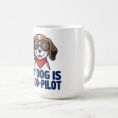 Mijn hond is mijn copiloot Beagle Mok (Voorkant rechts)
