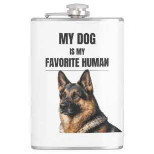 Mijn Hond Is Mijn Favoriete Mens Heupfles