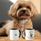 Mijn hond is mijn therapeut mok