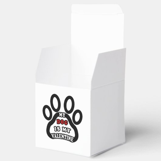 mijn hond is mijn valentijn bedankdoosjes (Geopend)
