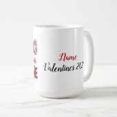 Mijn hond is mijn Valentijn koffie Mok (Voorkant rechts)