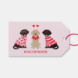 Mijn hond is mijn Valentijn Labrador Retriever Dog Cadeaulabel