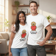 Mijn hond is mijn Valentijn | Leuke Unisex Hond Li