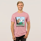 Mijn hond is mijn Valentijn | Peppermint Patty & S Tri-Blend Shirt (Voorkant volledig)