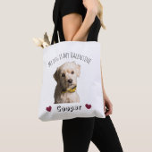Mijn hond is mijn Valentijn – Persoonlijke huisdie Tote Bag (Dichtbij)