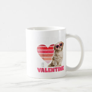 Mijn hond is mijn Valentijn - Tattoo Shih Tzu Anim Koffiemok