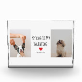 Mijn hond is mijn Valentijn | Twee foto's van hond (Voorkant)