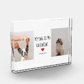 Mijn hond is mijn Valentijn | Twee foto's van hond (Links)