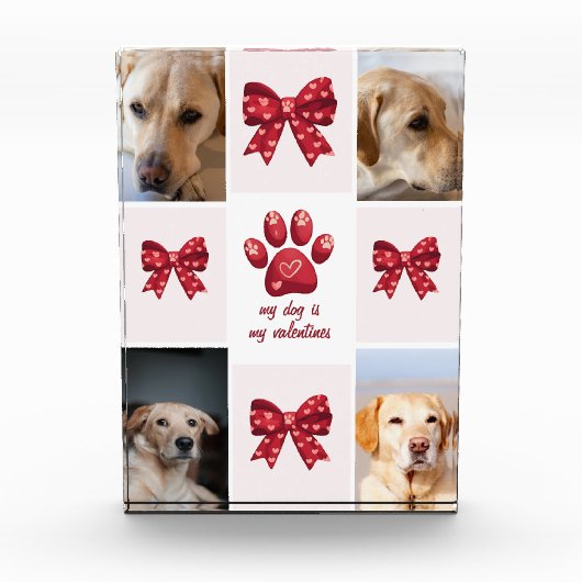 Mijn hond is mijn Valentijnse boog 4 foto's (Voorkant)
