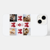Mijn hond is mijn Valentijnse boog 4 foto's Case-Mate iPhone Case (Achterkant (horizontaal))