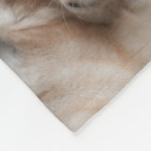 Mijn hond is mijn Valentijnse boog 4 foto's Fleece Deken (Hoek)