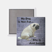 Mijn hond is niet gek. magneet (Voorkant / Achterkant)