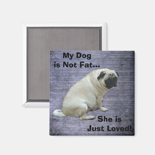 Mijn hond is niet gek. magneet (Voorkant / Achterkant)