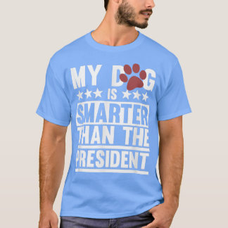 Mijn hond is slimmer als pap Dierenvriend eigenaar T-shirt