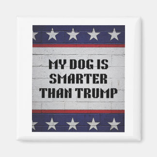 Mijn hond is slimmer dan Trump Magneet