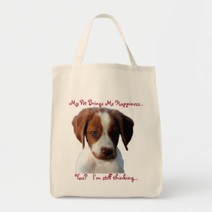 Mijn hond maakt me een gelukkige tas