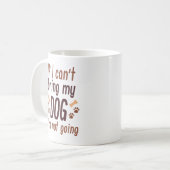 Mijn hond meenemen koffiemok (Voorkant links)