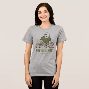 Mijn Hond Mijn Therapeut Tri-Blend Shirt